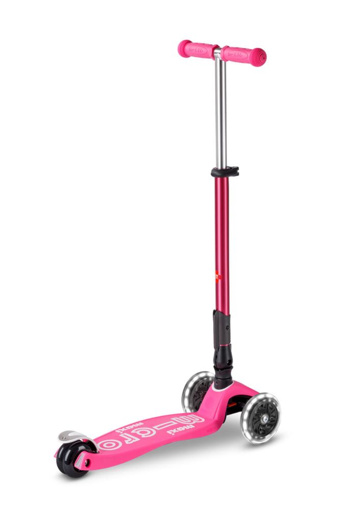 Trottinette Micro Maxi Deluxe Pliable LED - Trottinette Enfant 5-12 Ans