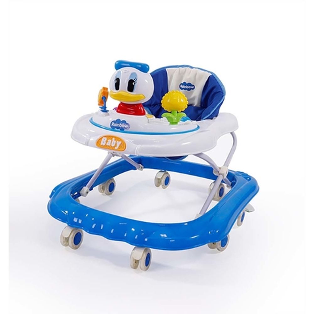 Caminador Andador Para Bebe Cuak Mecedor Rainbow Azul