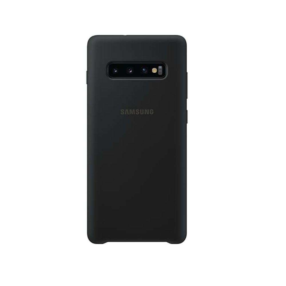 Funda Silicona Original Samsung S10 Plus Negra