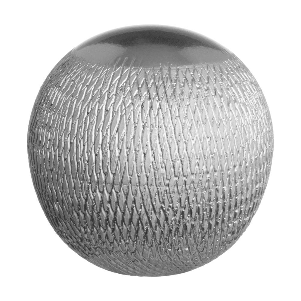 Esfera De Ceramica Plateada