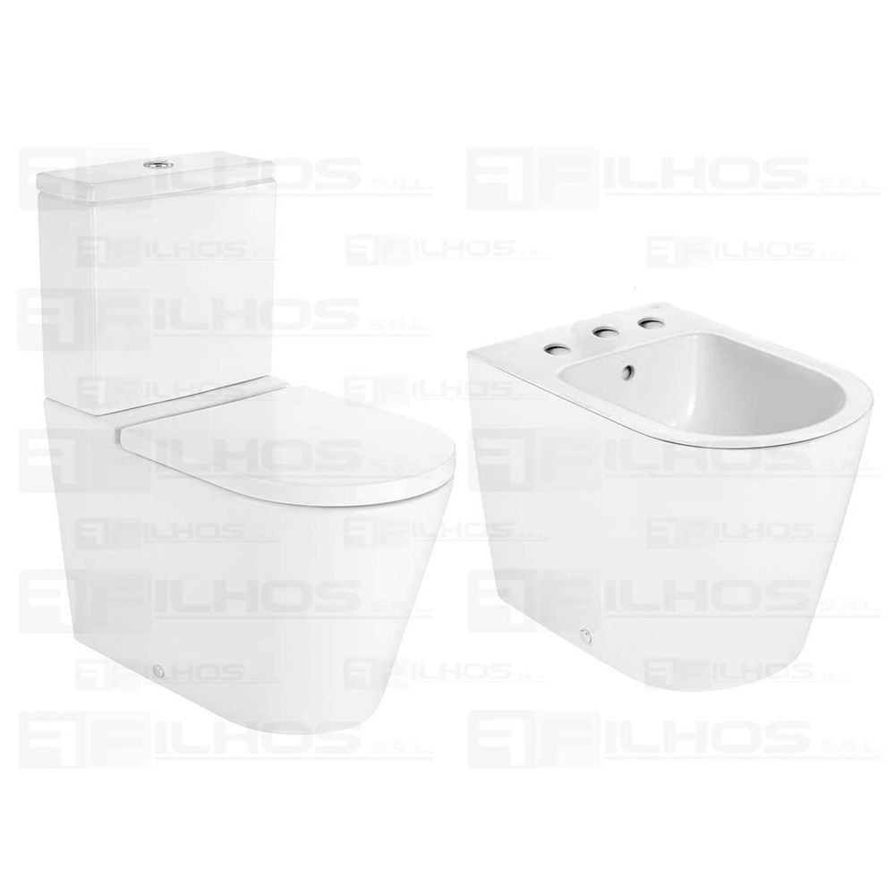 Inodoro con mochila bidet 3A Inspira