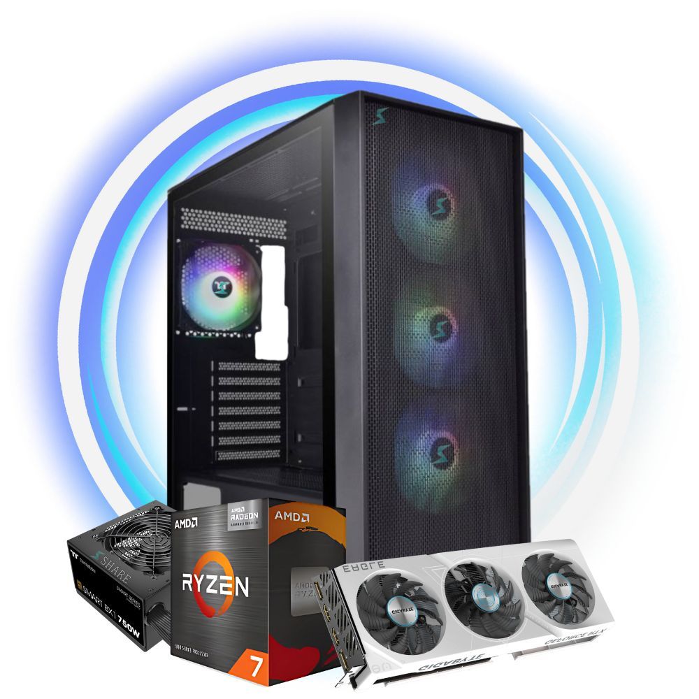 Ryzen7 5700X RX 6650XT 32GB Gpro付ゲーミングPC PC GAMER ULTRA
