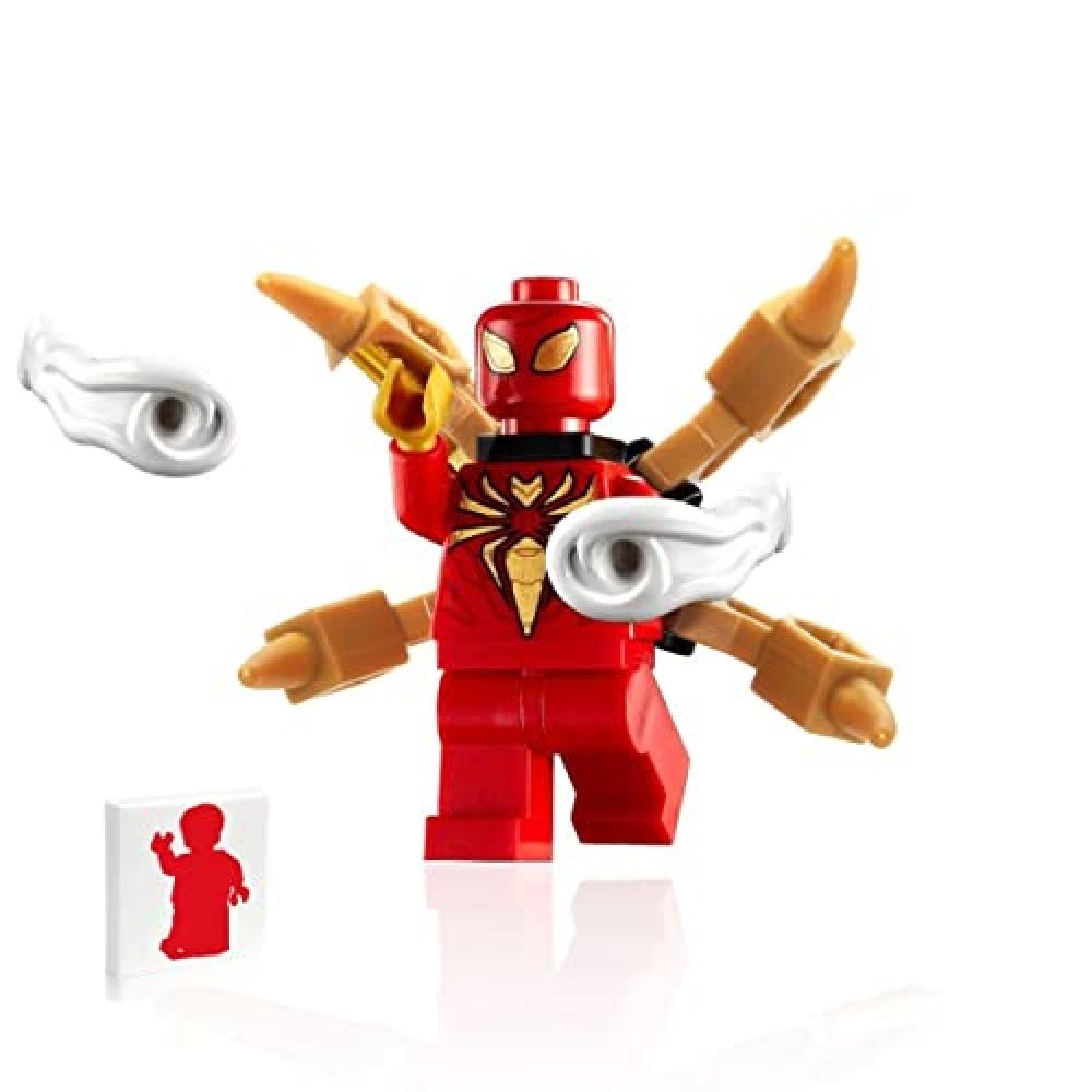 LEGO Super Heroes Iron Spider-Man Minifigure Marvel Avengers 76178 76198 sh0510