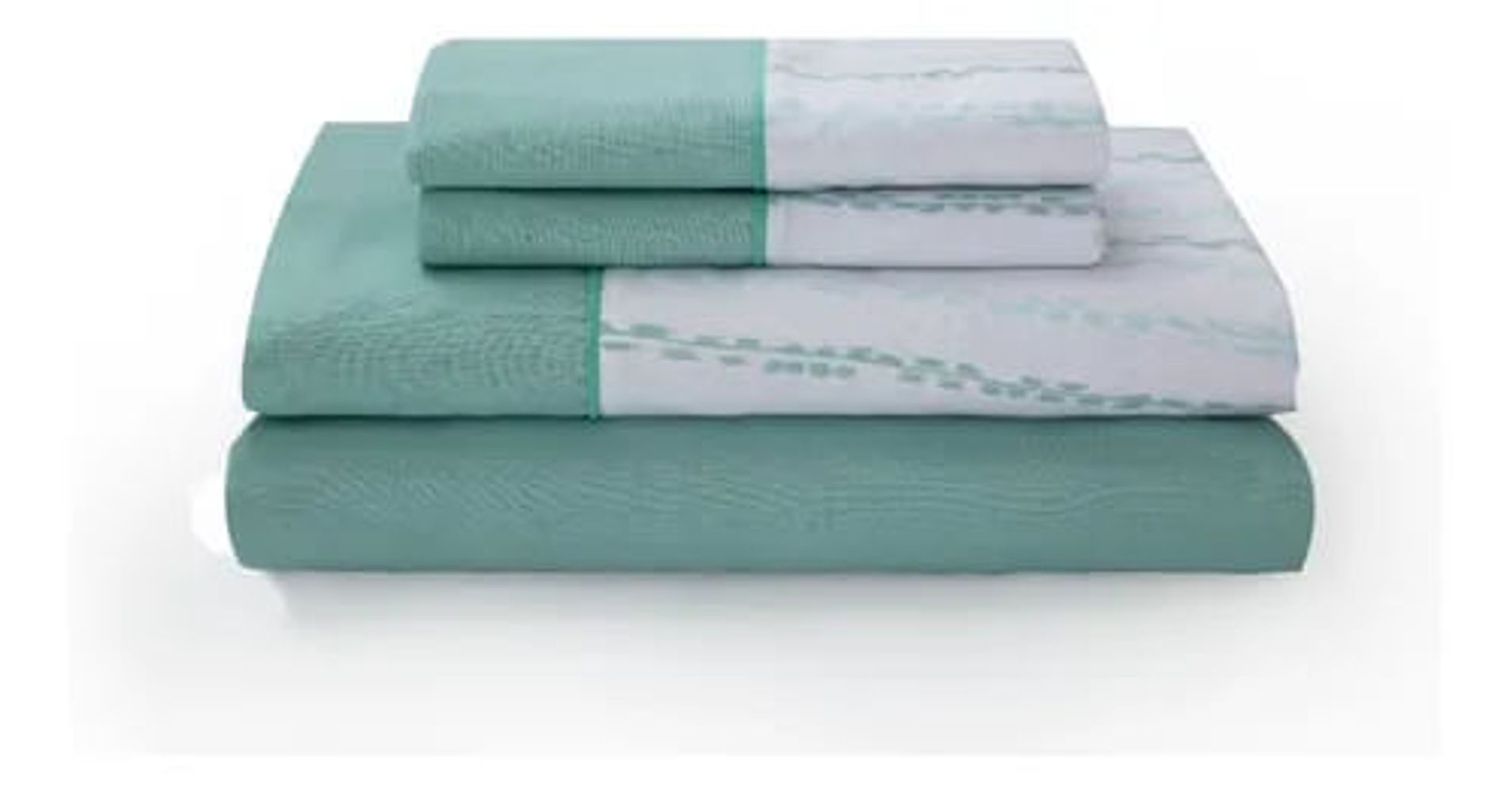 Juego De Sabanas Palette Accent (180 Hilos) - Compass Verde - 2 1/2 Pza