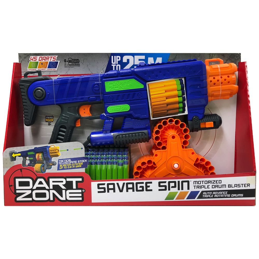 Pistolas Dart Zone Savage Spin