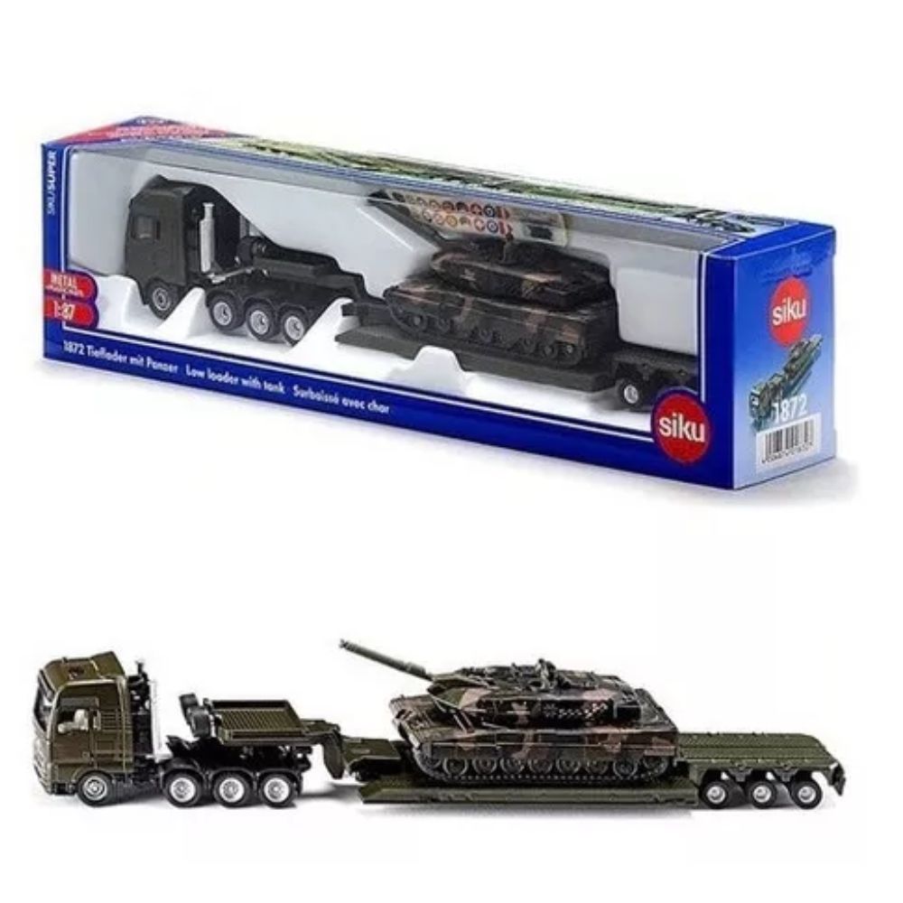 Siku 1:55 - Model truck - Super Serie - Low Loader with Excavator