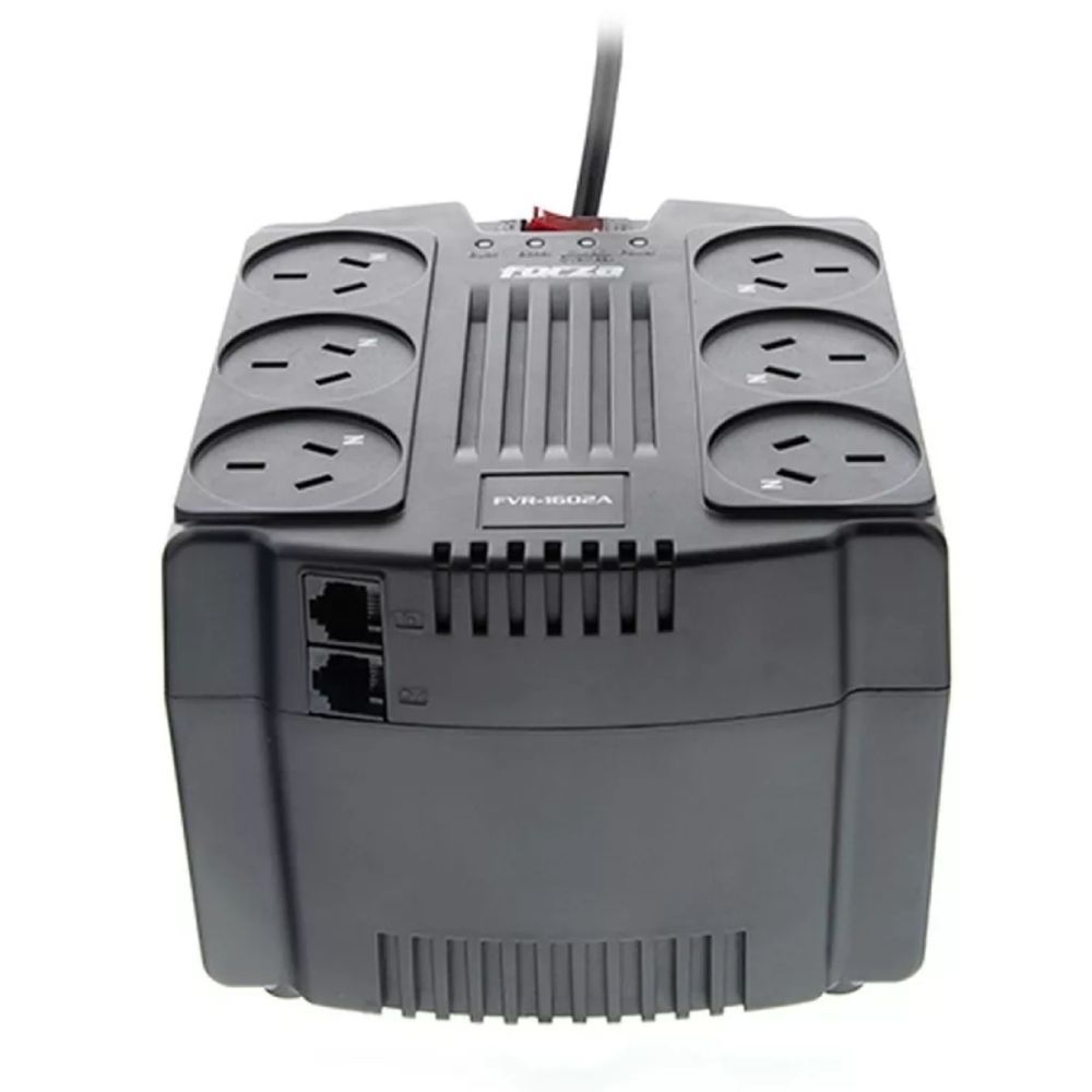 Estabilizador de Tensión Forza Fvr-1602a 220v 1600va800w 6-iram