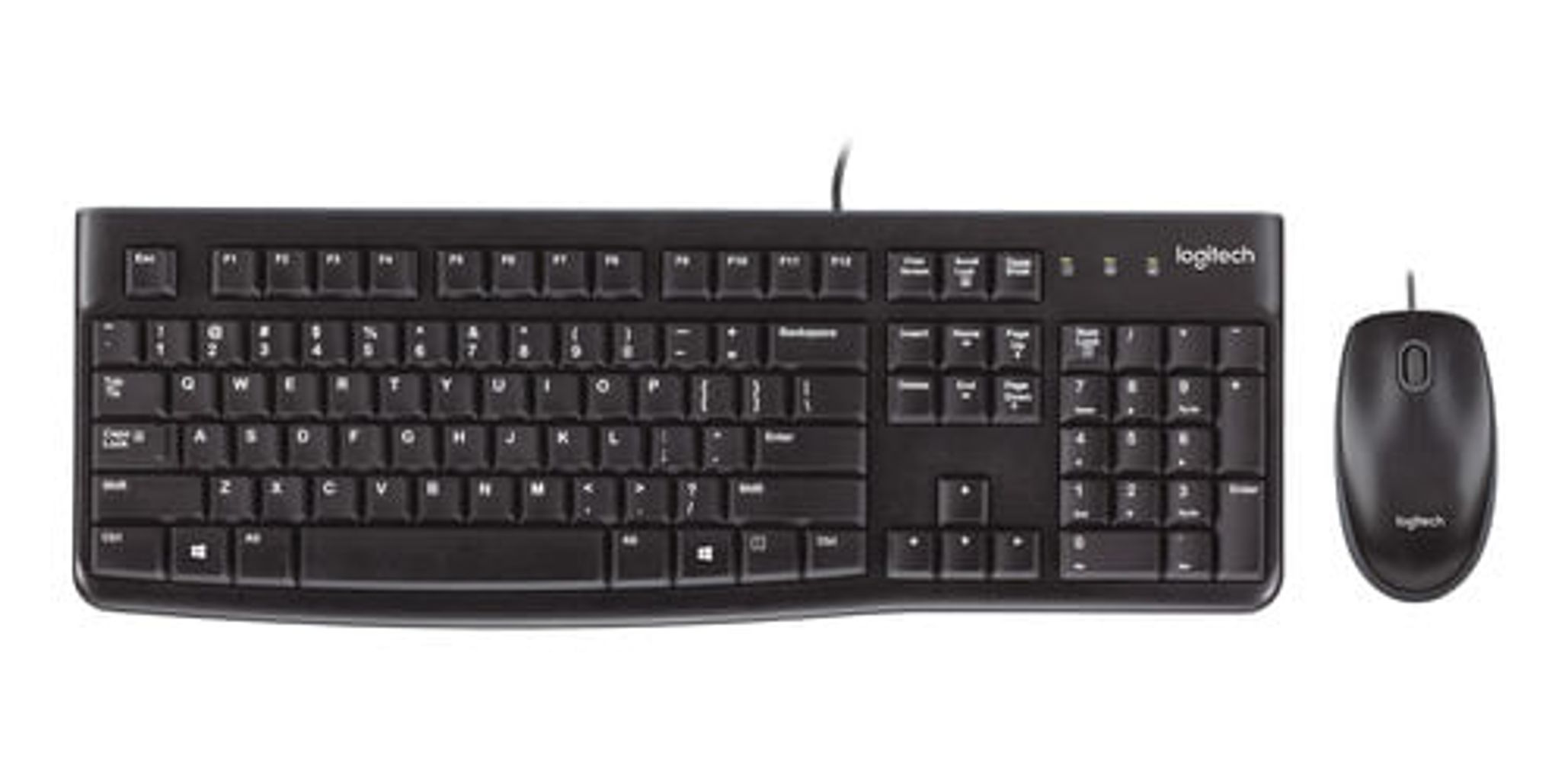 Kit Teclado Y Mouse Logitech Mk Espa Ol Usb Negro