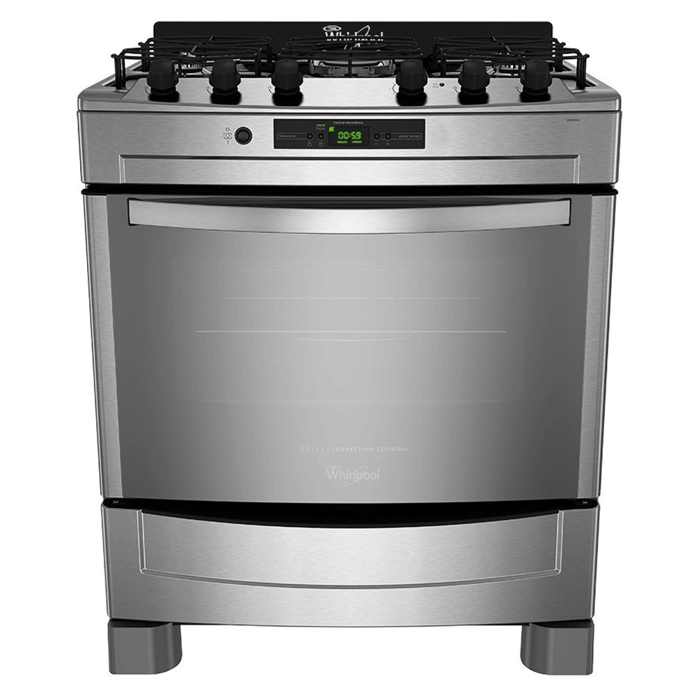 Cocina Multigas Whirlpool WF876XG 76cm Inox