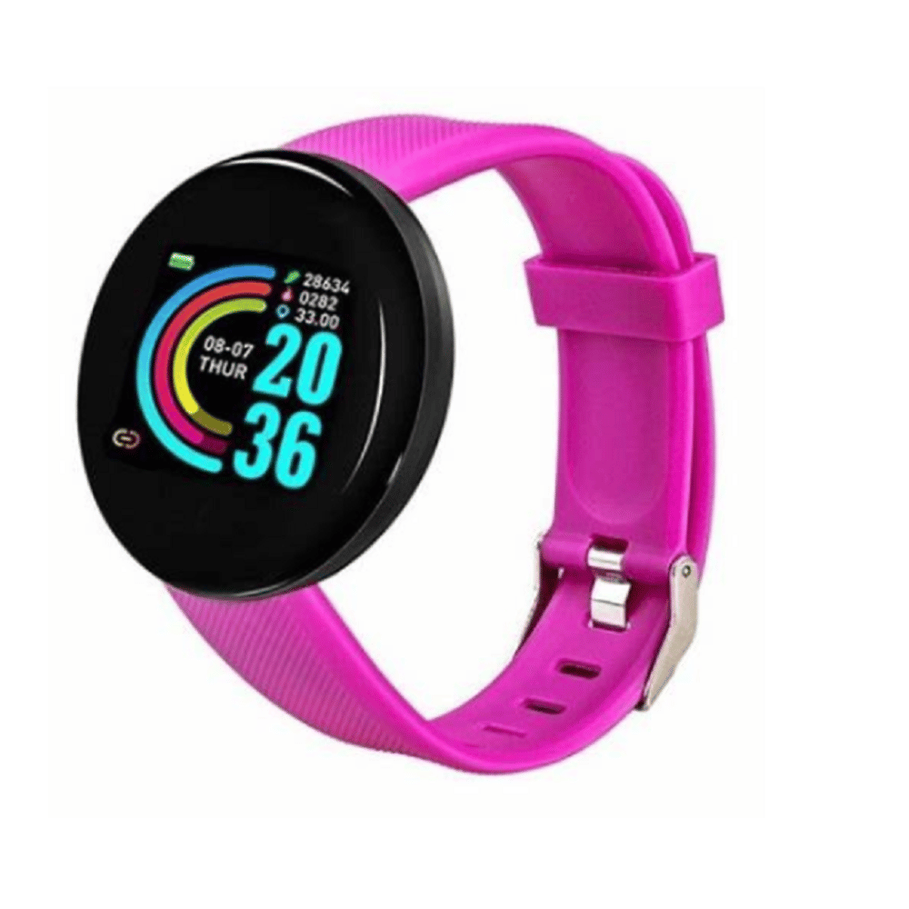 Smartwatch Reloj Inteligente D18 Violeta