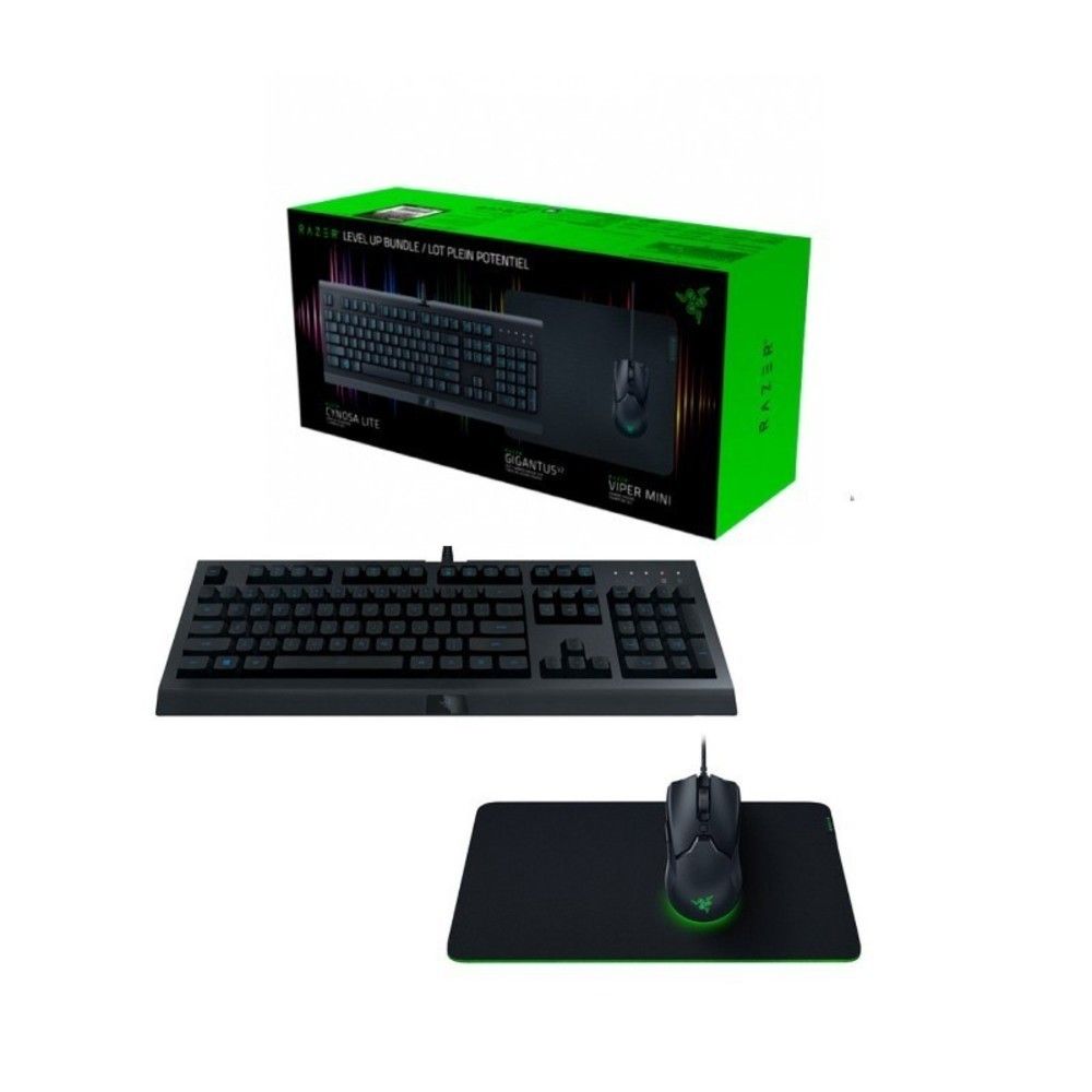 Level Up Bundle Razor Combo Gamer Mouse Teclado y Pad Razer Level Up Bundle Viper Mini Cynosa ...