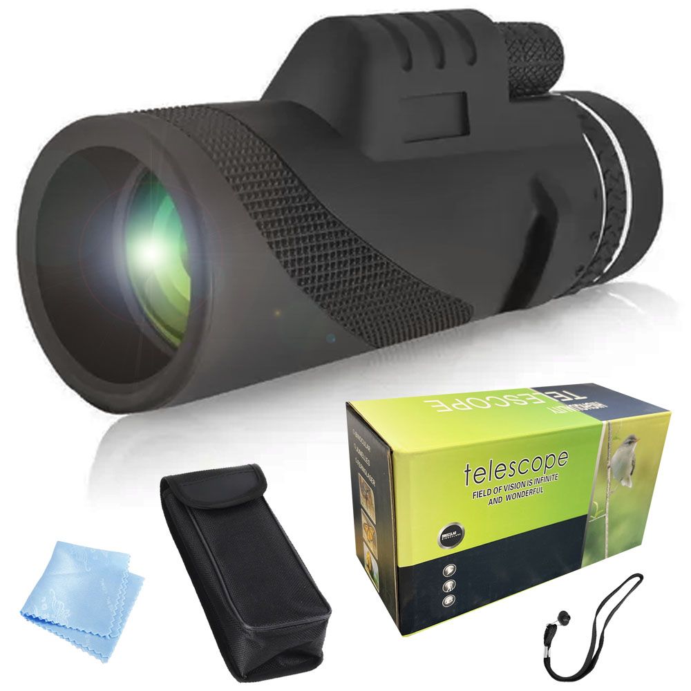 Monoculare Zoom 10-30x50 HD – Con Supporto Per Smartphone, Impermeabile Per Trekking E Birdwatching