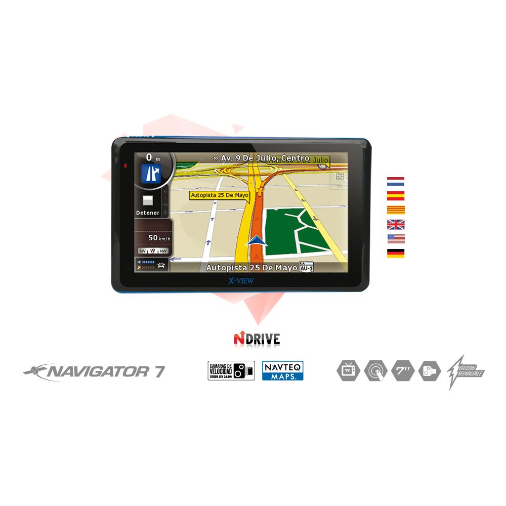 GPS XVIEW VENTURE 7 TV