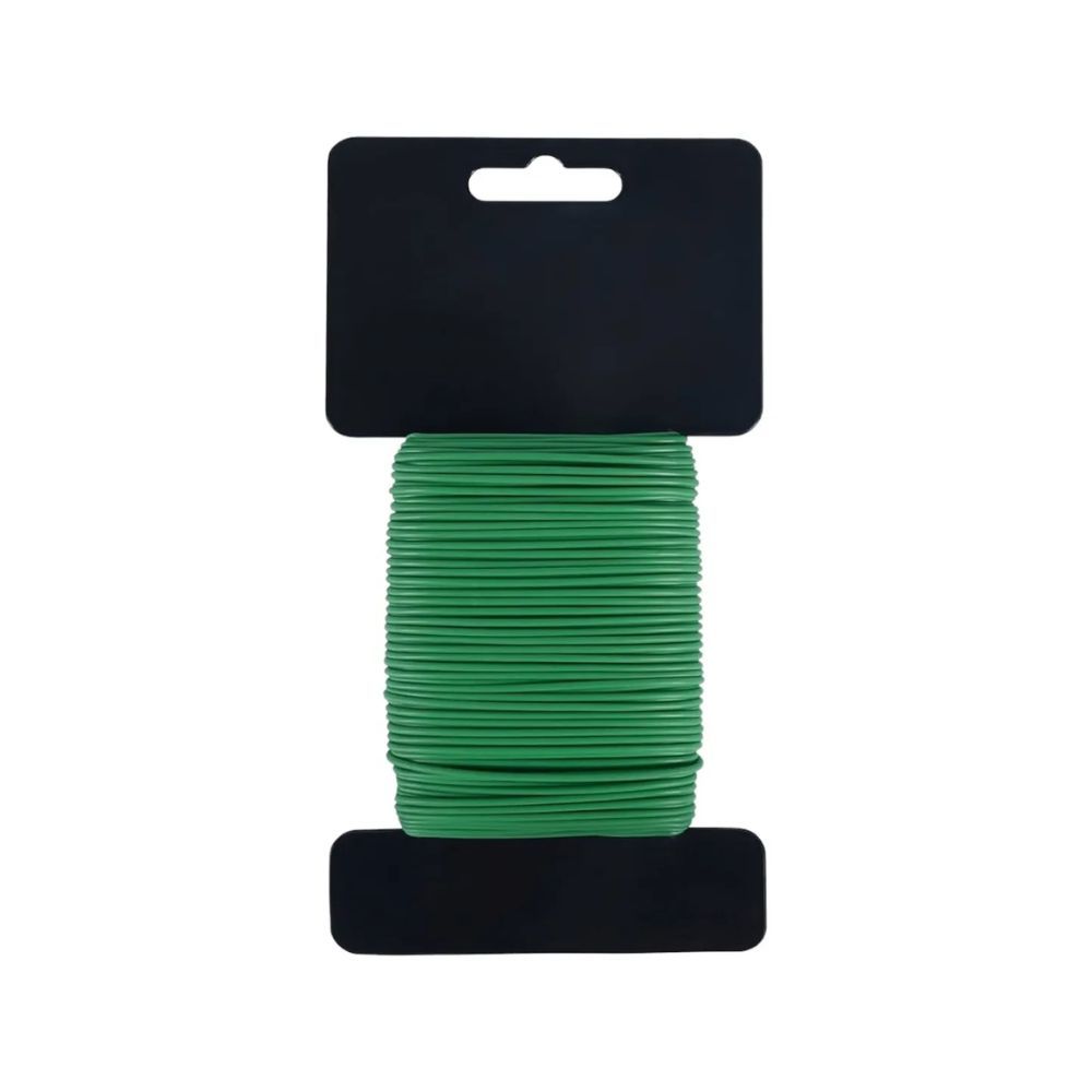 Pack De 100 Alambres De Jardinería Verdes – De 20 Cm, Flexibles Y Duraderos, Ideales Para Atar Plantas, Enredaderas, Ramas Y Hacer Arreglos Florales