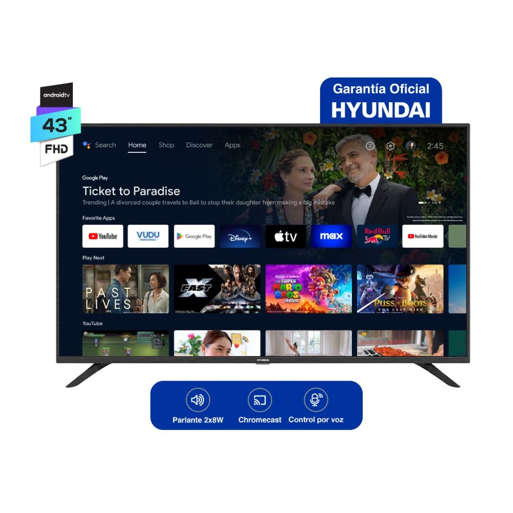 Smart TV Hyundai 43" FHD HYLED-43FHD7A