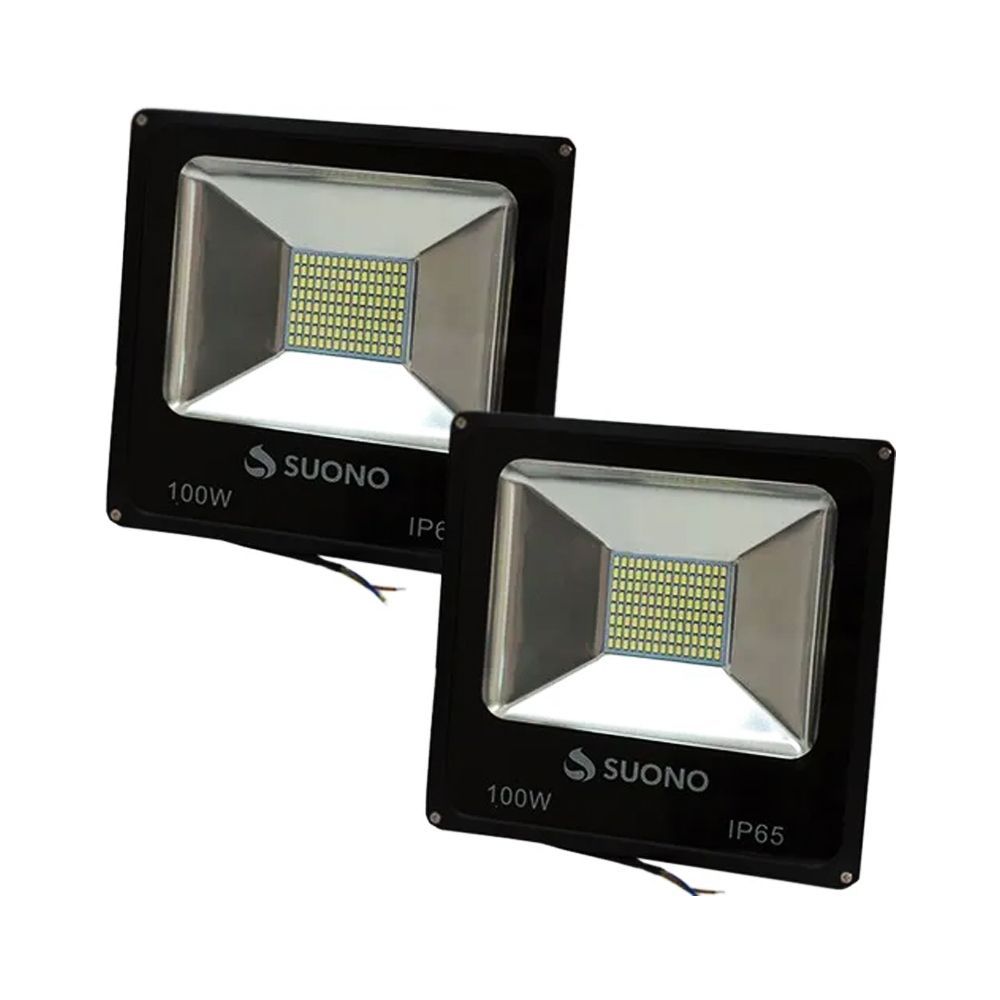 Pack x2 Reflectores Led Blanco 100w Suono