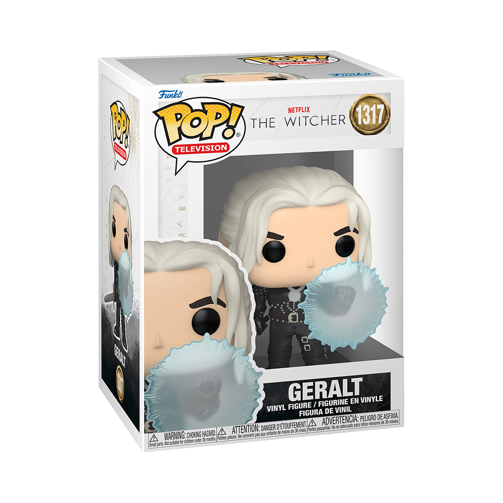 Funko Pop! TV: The Witcher - Geralt Con Scudo - Figura In Vinile Da Collezione 9,5 Cm