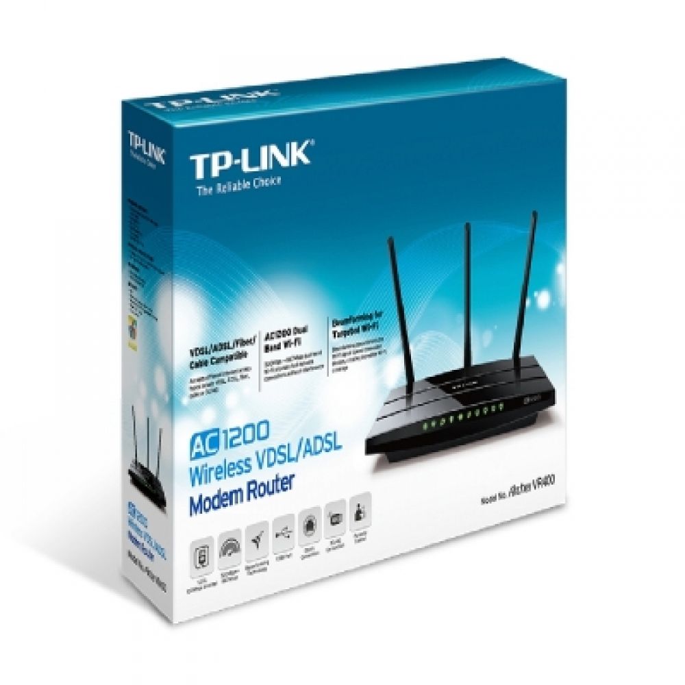 Router Modem Tp Link Vdsl/adsl Ac1200