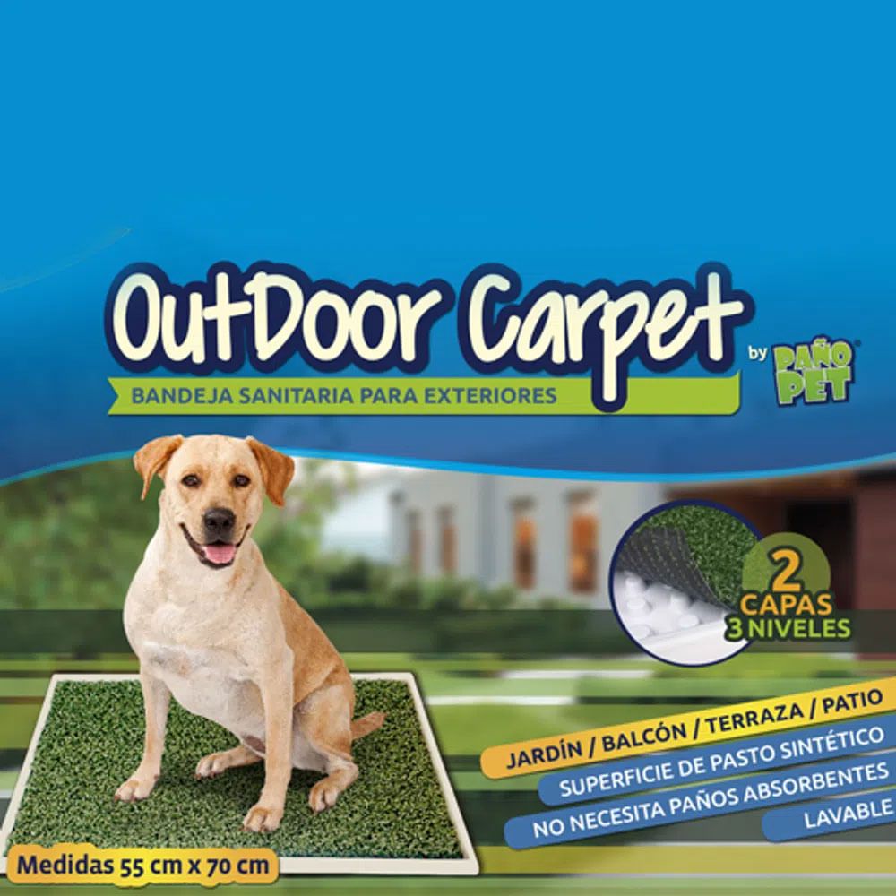 Bandeja Sanitaria Exterior Pañopet 55x70 Cm
