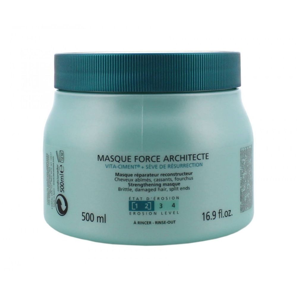 Masque Cheveux Kérastase Force Architecte 500ml - Pour Cheveux Abîmés/secs - Neuf Sous Blister