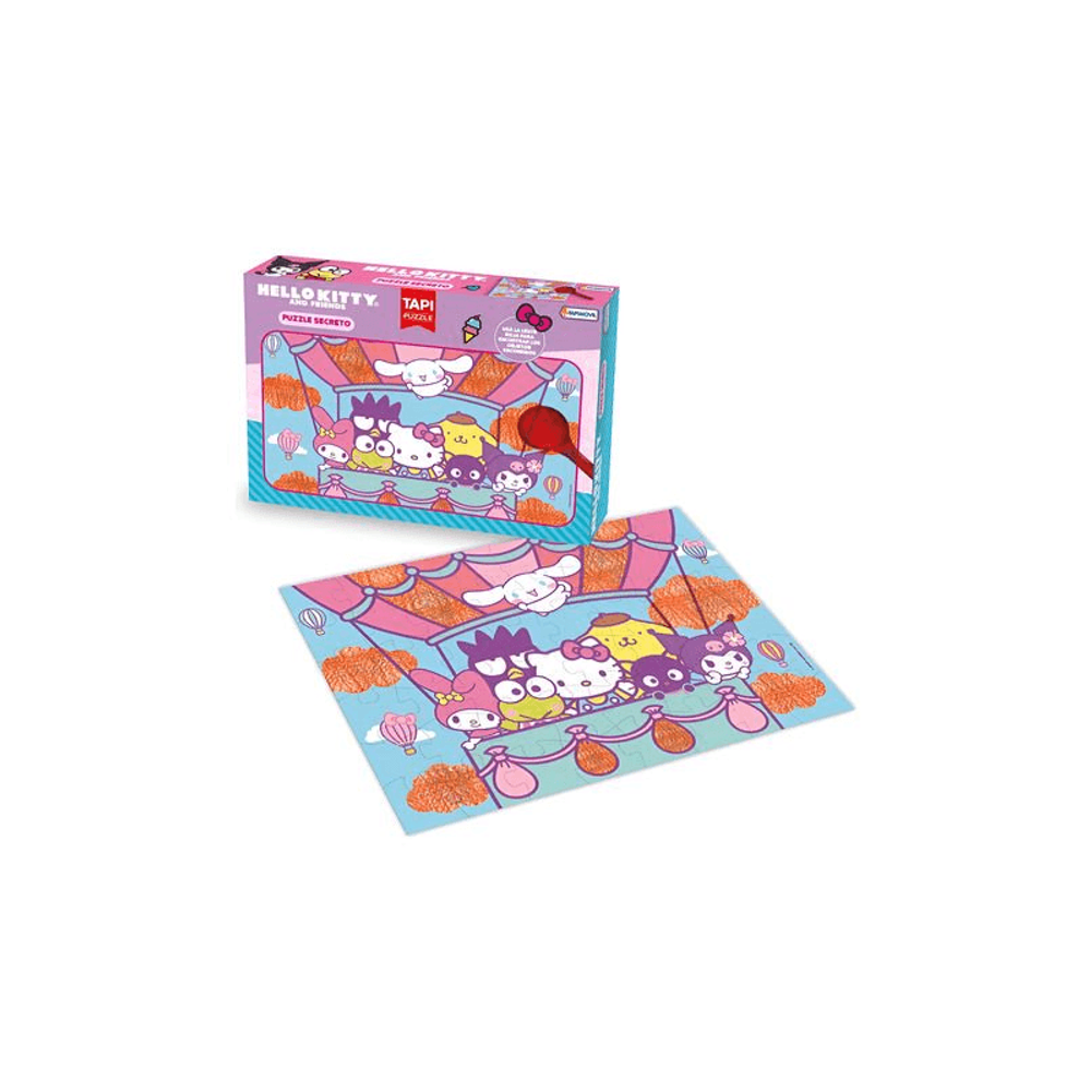 Puzzle De 48 Piezas Con Lupa De Hello Kitty Kty09844