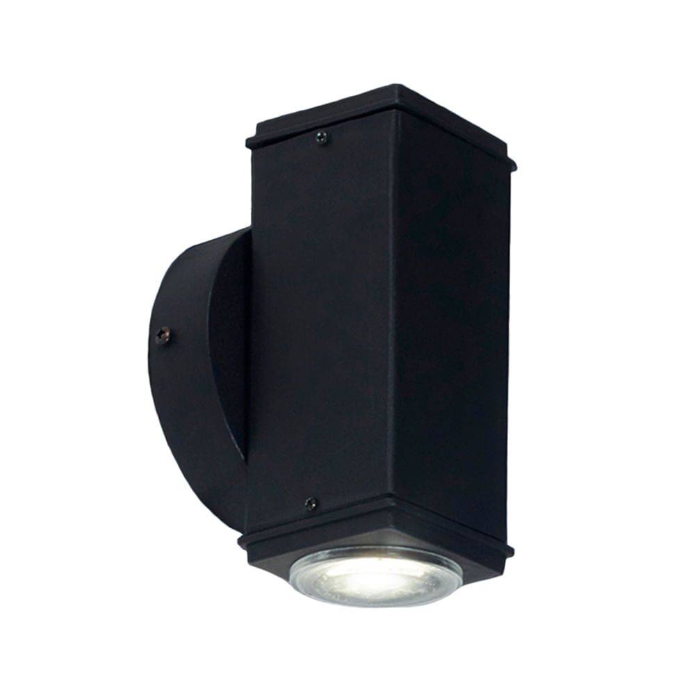 Aplique exterior pared bidireccionales cuadrado largo Faroluz