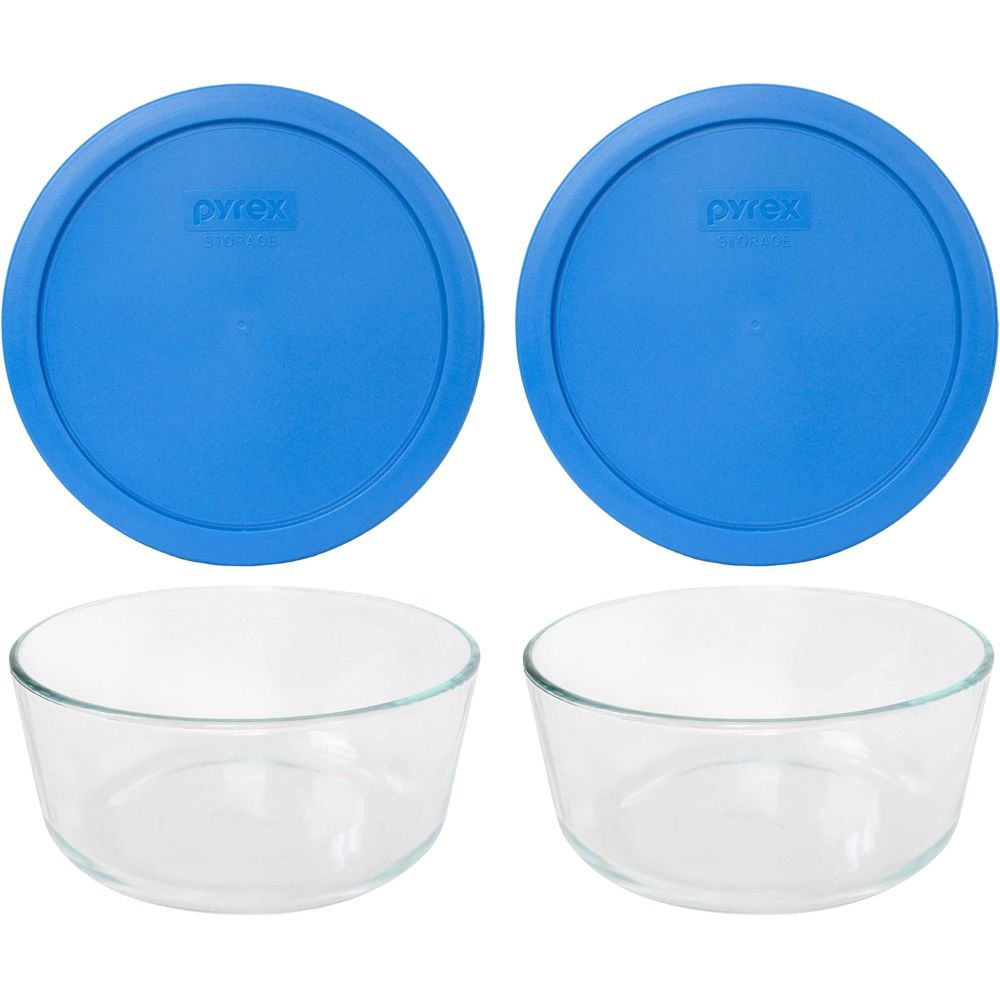 Pyrex Bowl 7203 Tapa 7402 PC 7 Cup