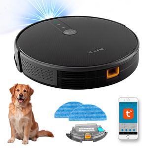 Aspiradora Robot Gadnic Z900 Trapeadora 3 Modos 200m2 App Silenciosa 0.6 Lts