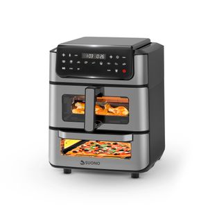 Freidora de Aire Vertical Suono 13 L con Horno Pizzero y Panel Digital