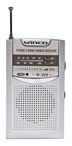 Radio Winco W203 Portatil a Pilas Am Fm