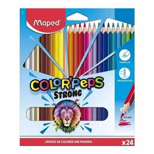 Maped Color Peps Strong 24 Lápices De Colores Resina 862724
