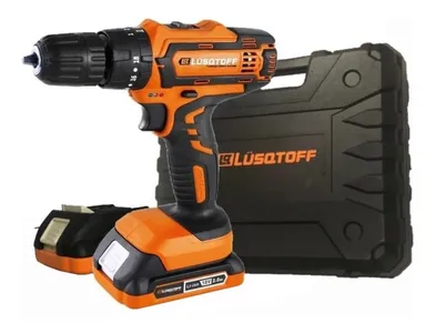 Taladro Atornillador De Impacto Inalambrico 20v 2 Velocidades Ion Litio  Black & Decker BCD704C1