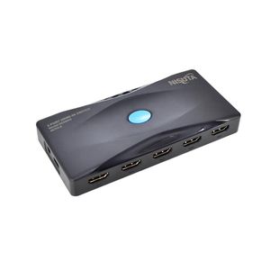 Switch HDMI 5X1 puertos, con control remoto, 3D, 4K NISUTA - NSSWH5