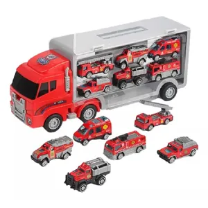 Juguete Camion Valija Autitos Bombero Babymovil