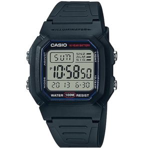 Reloj Casio W-800h Pila 10 Años 100m Wr Digital Crono Alarma