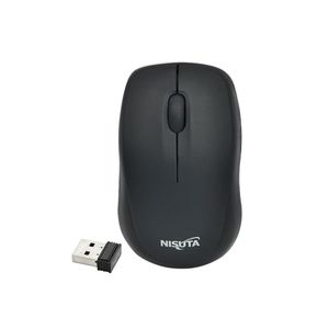Mouse Mini Inalámbrico USB 1600DPI Nisuta NSMOW37N Negro