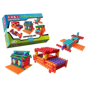 Cubi Constructor Palitos Modulares Juego De Construcción