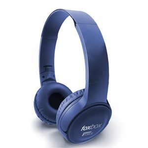 FOXBOX Auriculares Boost Force - Micro SD - Bluetooth - Azul
