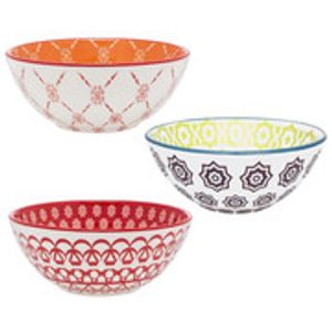 Set x 3 bowls distintos decorados Thai