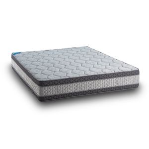 Colchon Queen Size Topacio Marfil Plus 160x200x28