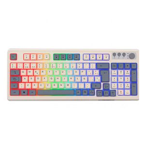 Teclado Multimedia Noganet NKB-Q50 con LED Multicolor