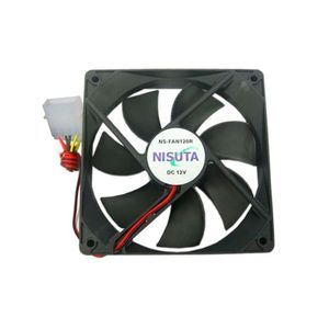 Fan 120x120x25mm ruleman 1200RPM 12V, 4 pines molex NISUTA - NSFAN120R
