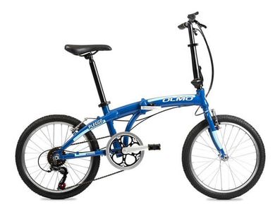 Bicicleta Olmo Pleggo P10 Rodado 20 Azul Y Celeste