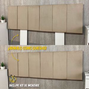 Respaldo de Cama Centro Estant Goya RC18 Melamina Beige