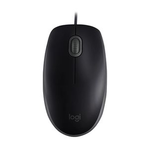 Mouse Con Cable Logitech M110 Negro