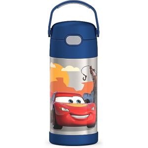 THERMOS FUNTAINER - Botella de agua con pajilla,