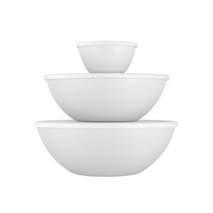 Juego de Contenedores Brinox LCOZA00041 250 Ml Blanco