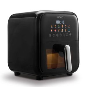 Freidora De Aire Digital 7,5 Lts Con Visor Atma Negra FR180ABP