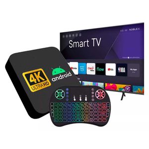 Android Tv Box 4k Hd 1 Año Garantia + Control Touch Pad Full full Streaming 