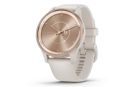 Smartwatch Vivomove Trend Garmin Reloj Analogico Hibrido Rosa Oro